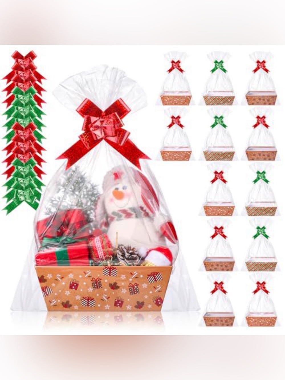 Christmas Baskets for Gifts Empty Diy Bulk